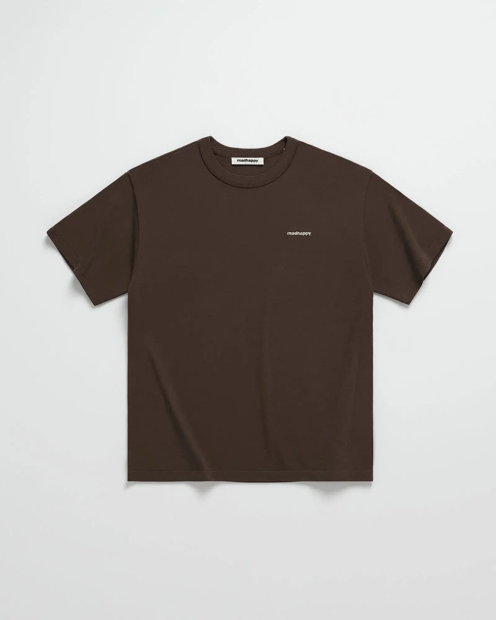 Dark-Coffee Madhappy Classics Heavyweight T-shirt Dark-Coffee Madhappy Classics Heavyweight T-shirt