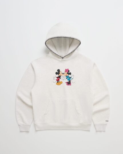 Mickey Mouse and Minnie Mouse Heart Fleece Hoodie