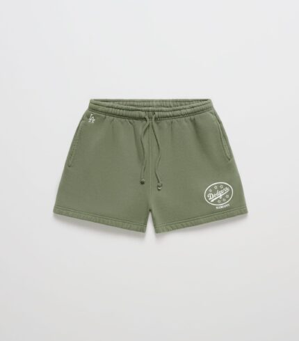 Madhappy Olive Dodgers Oval Fleece Short
