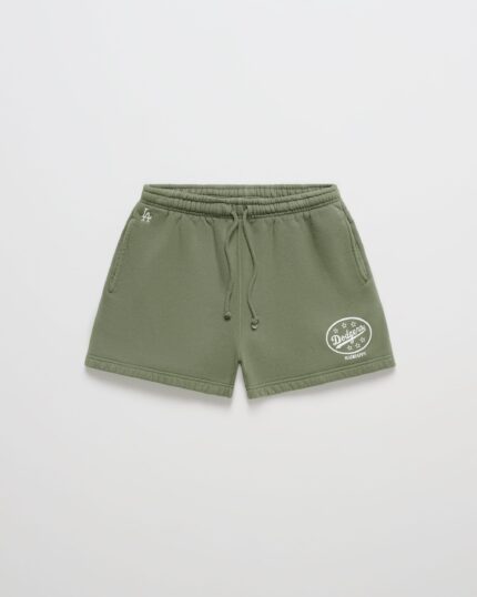 Madhappy Olive Dodgers Oval Fleece Short
