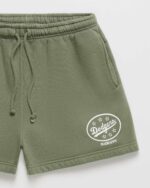 Madhappy Olive Dodgers Oval Fleece Short
