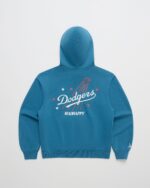 Madhappy Blue Dodgers Stars Fleece Hoodie
