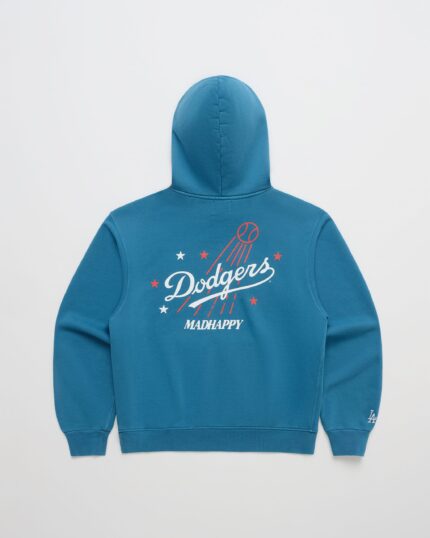 Madhappy Blue Dodgers Stars Fleece Hoodie