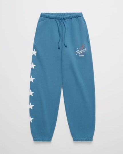 Madhappy Blue Dodgers Heart Fleece Sweatpant
