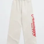 Madhappy Embroidered Signature Straight Sweatpants Carolina