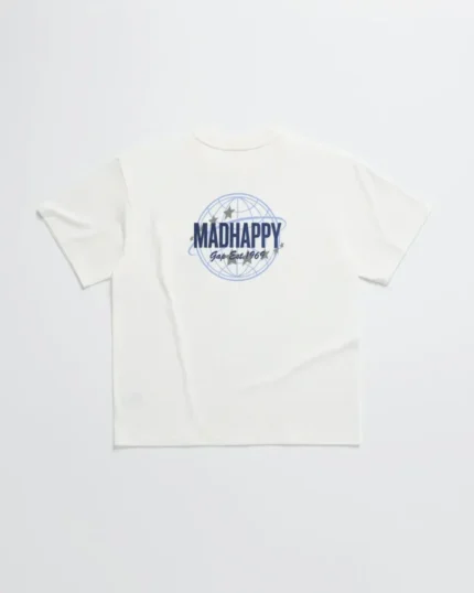 Madhappy Gap Globe Pocket T-shirt White