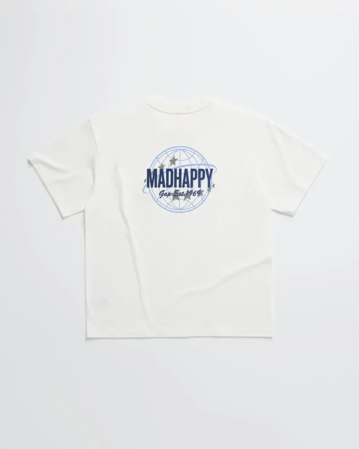 Madhappy Gap Globe Pocket T-shirt White Madhappy Gap Globe Pocket T-shirt White