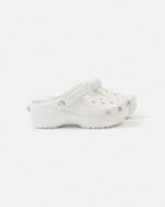 Madhappy White Crocs Platform Clog