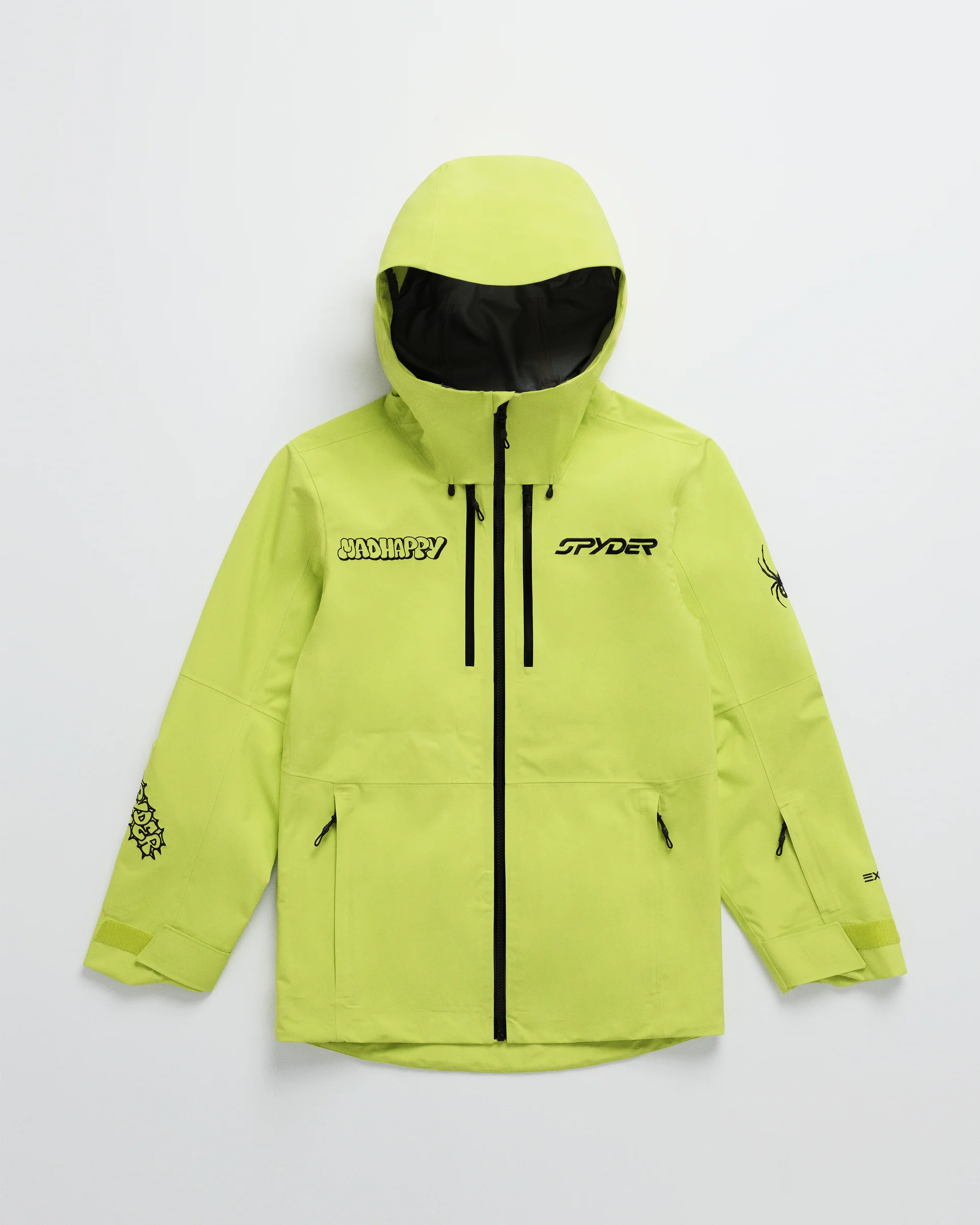 Spyder Jagged 3L Gore-Tex Shell Jacket Pale Yellow-Spyder-Jagged-3L-Gore-Tex-Shell-Jacket-Flat-Volt-01 Spyder Jagged 3L Gore-Tex Shell Jacket Pale Yellow