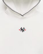 Madhappy White Yankees Heart Fleece Hoodie